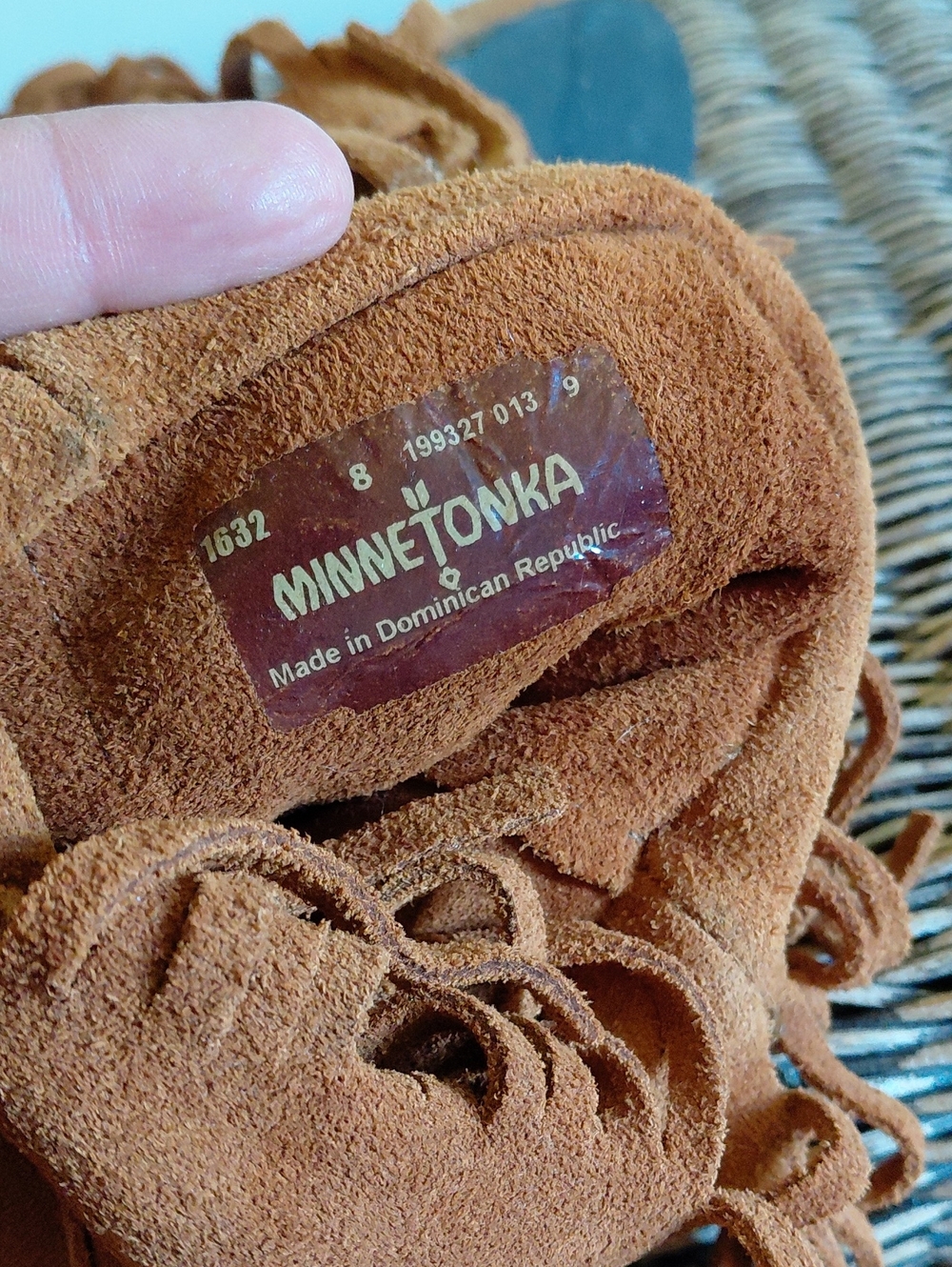 Minnetonka Suede Fringe Moccasin Boots - Picture 3 of 10